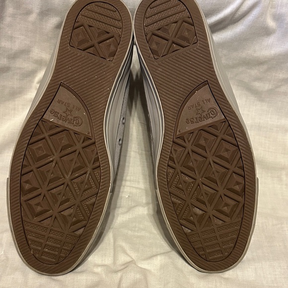 Like New! Gray High-Top Men's Converse Sneakers - Picture 8 of 8